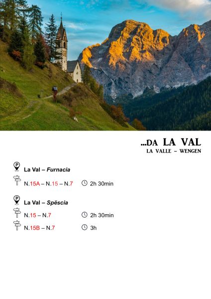 Come raggiungere il Rifugio Ütia Lé da La Val